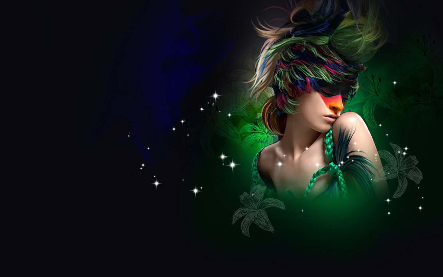 灵动创意，免费灵感人物壁纸，一键下载电脑美化新选择