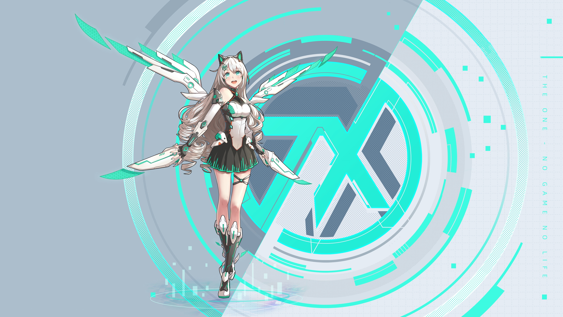 华硕天选二次元动漫少女高清壁纸