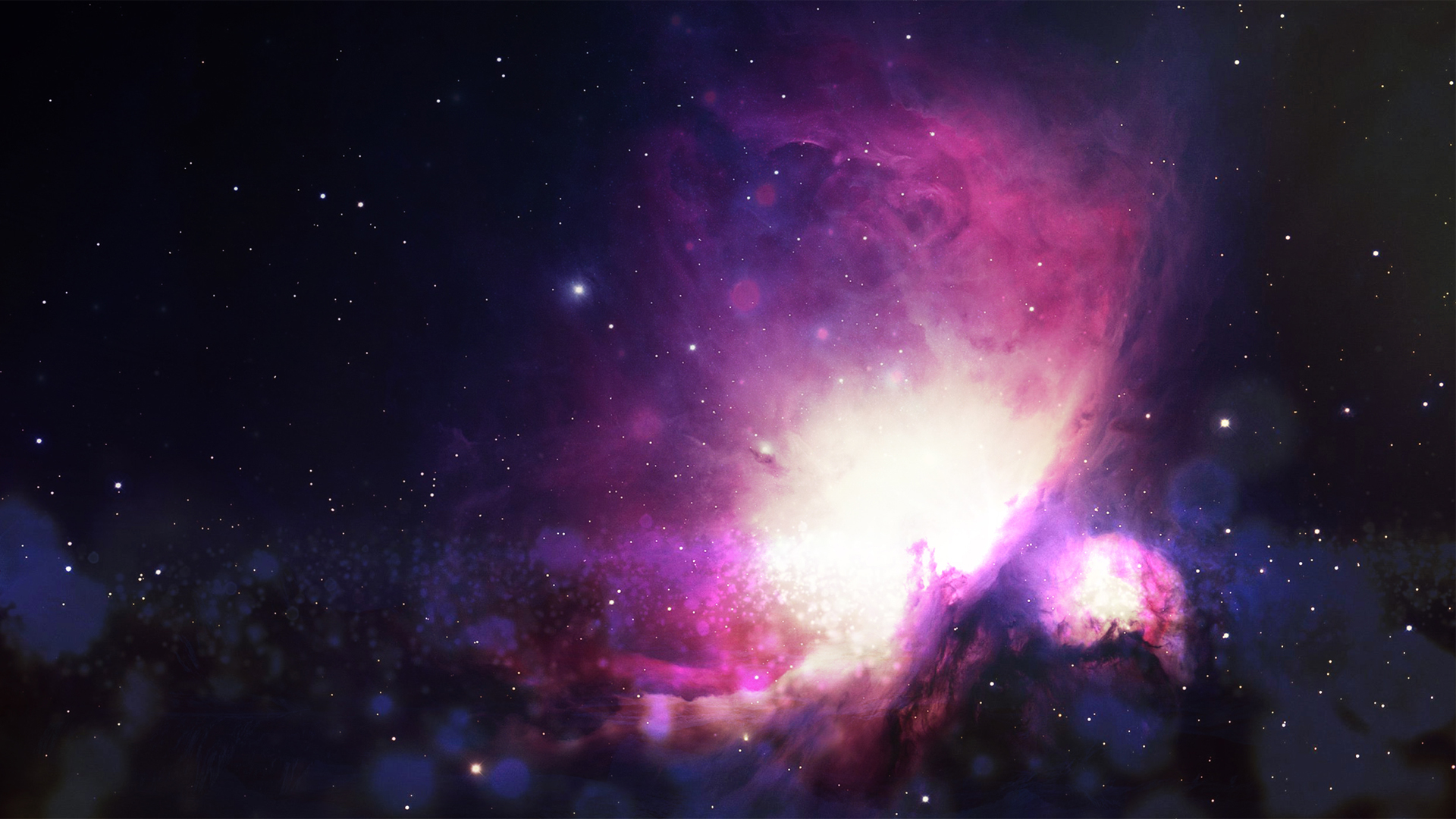 唯美梦幻，免费下载2K紫色星空壁纸，梦幻风景装点你的电脑桌面