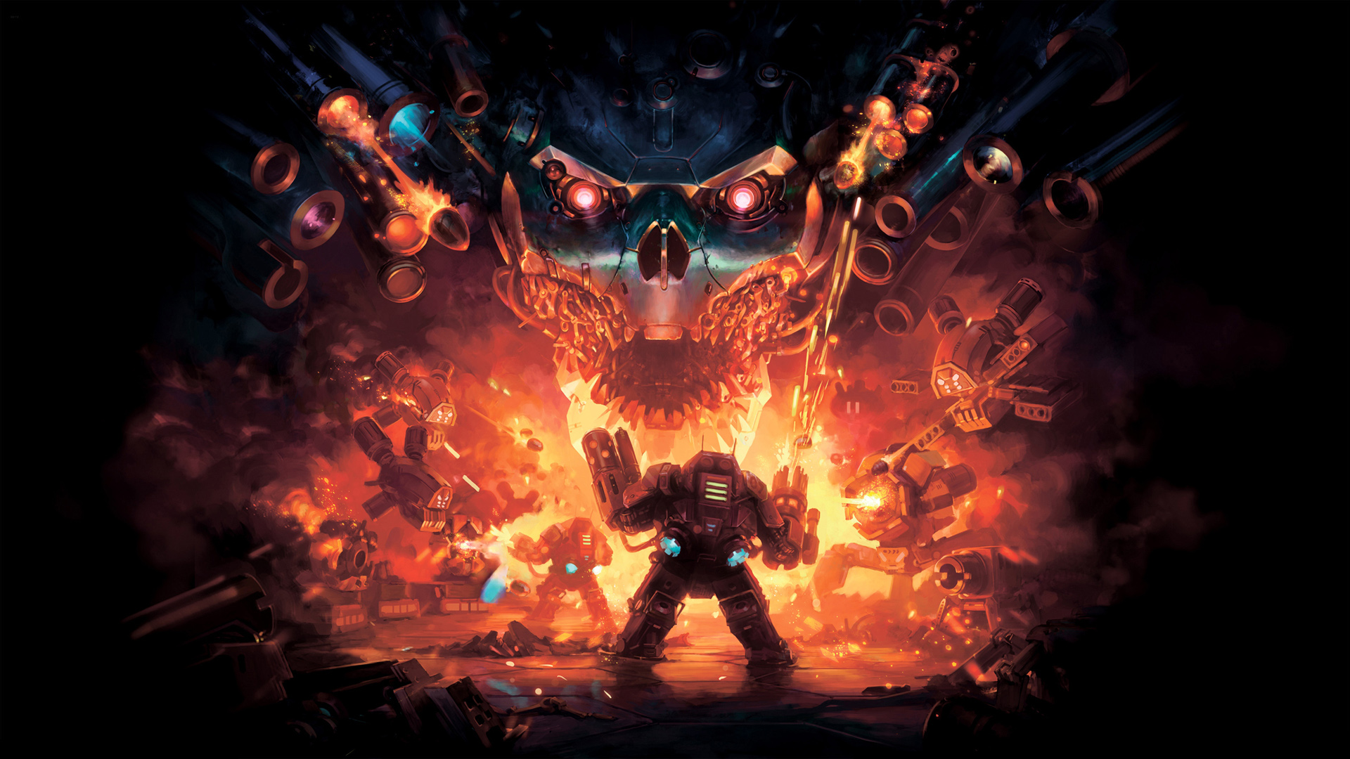 重炮母舰 Mothergunship: 免费电脑壁纸下载，炫酷游戏背景一网打尽！