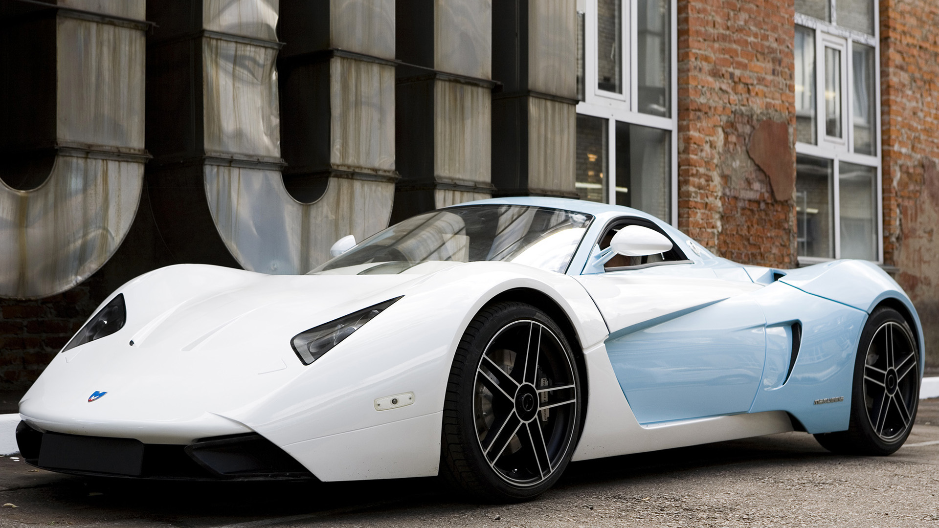 marussia,B1,超级跑车,白色,桌面壁纸