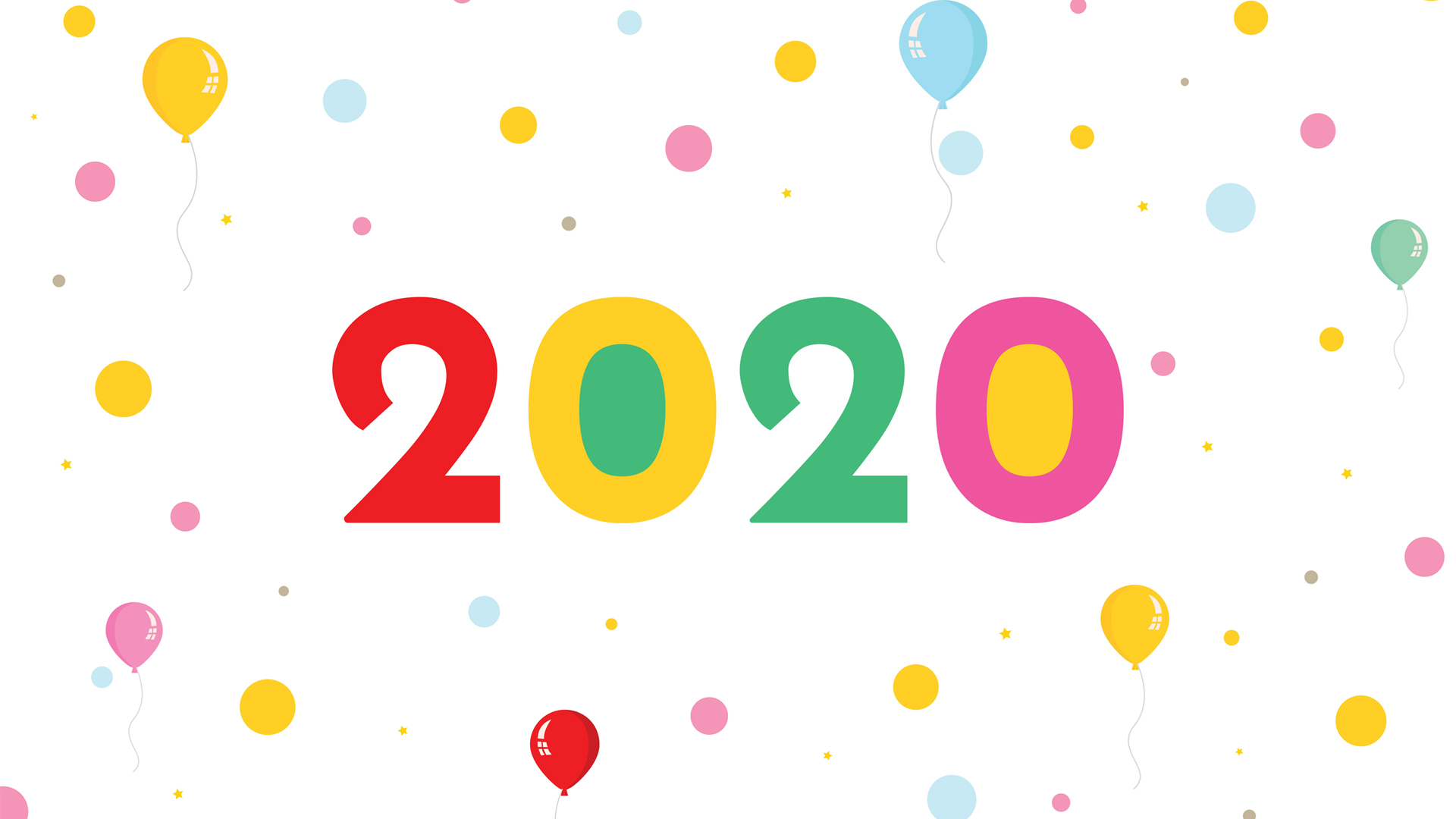 2020年新年快乐壁纸，精选节日电脑壁纸免费下载