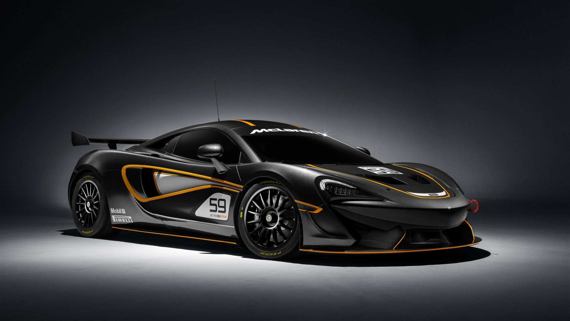 迈凯轮570S GT4超级跑车壁纸，免费高清电脑壁纸下载