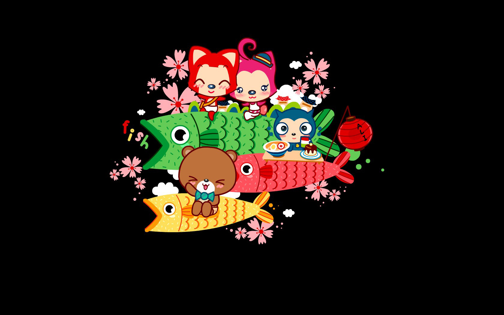 年年有鱼精美桌面壁纸