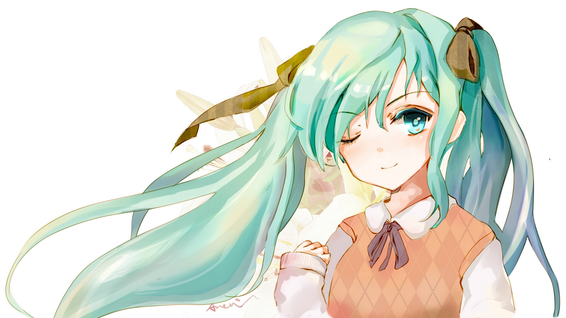 初音未来，精选可爱动漫女孩壁纸，免费下载，装点你的电脑桌面