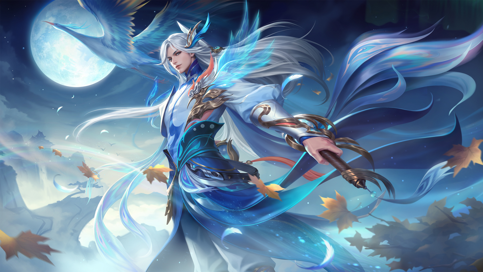 王者荣耀，李玉鸾吟星传说高清壁纸，免费电脑壁纸下载