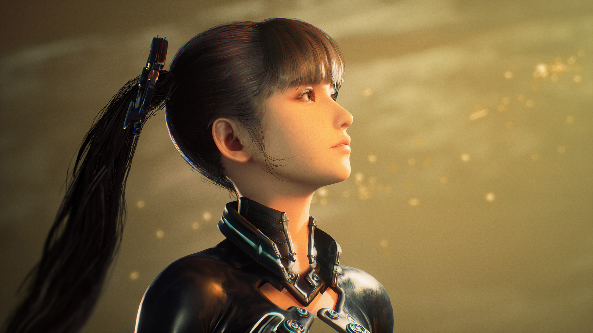 《剑星》长马尾女孩高清壁纸，免费电脑游戏壁纸下载