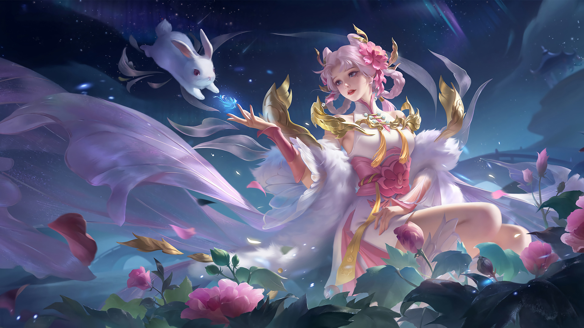 王者荣耀，嫦娥拒霜思绝美壁纸，电脑版免费下载，畅享游戏风采！