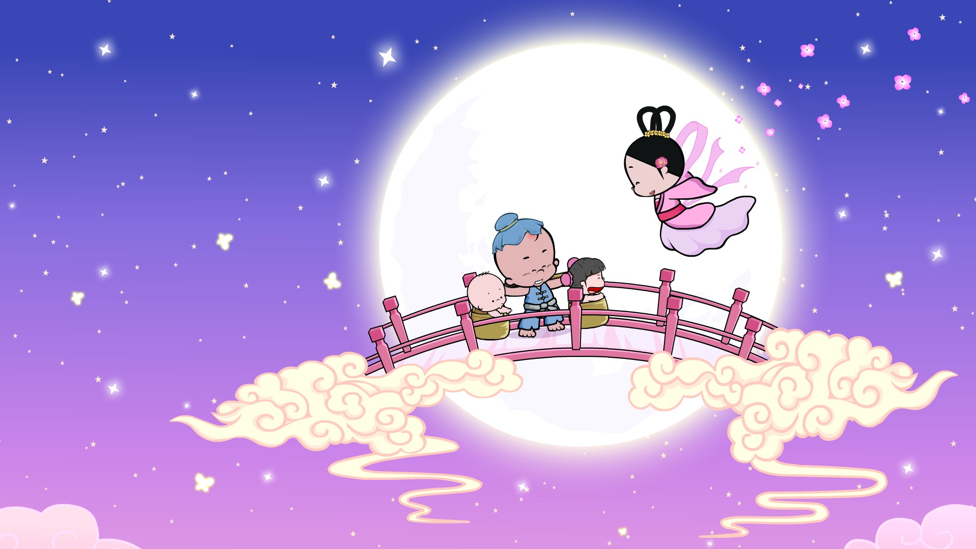 七夕重逢，精选小破孩壁纸，免费电脑壁纸下载等你来拿！