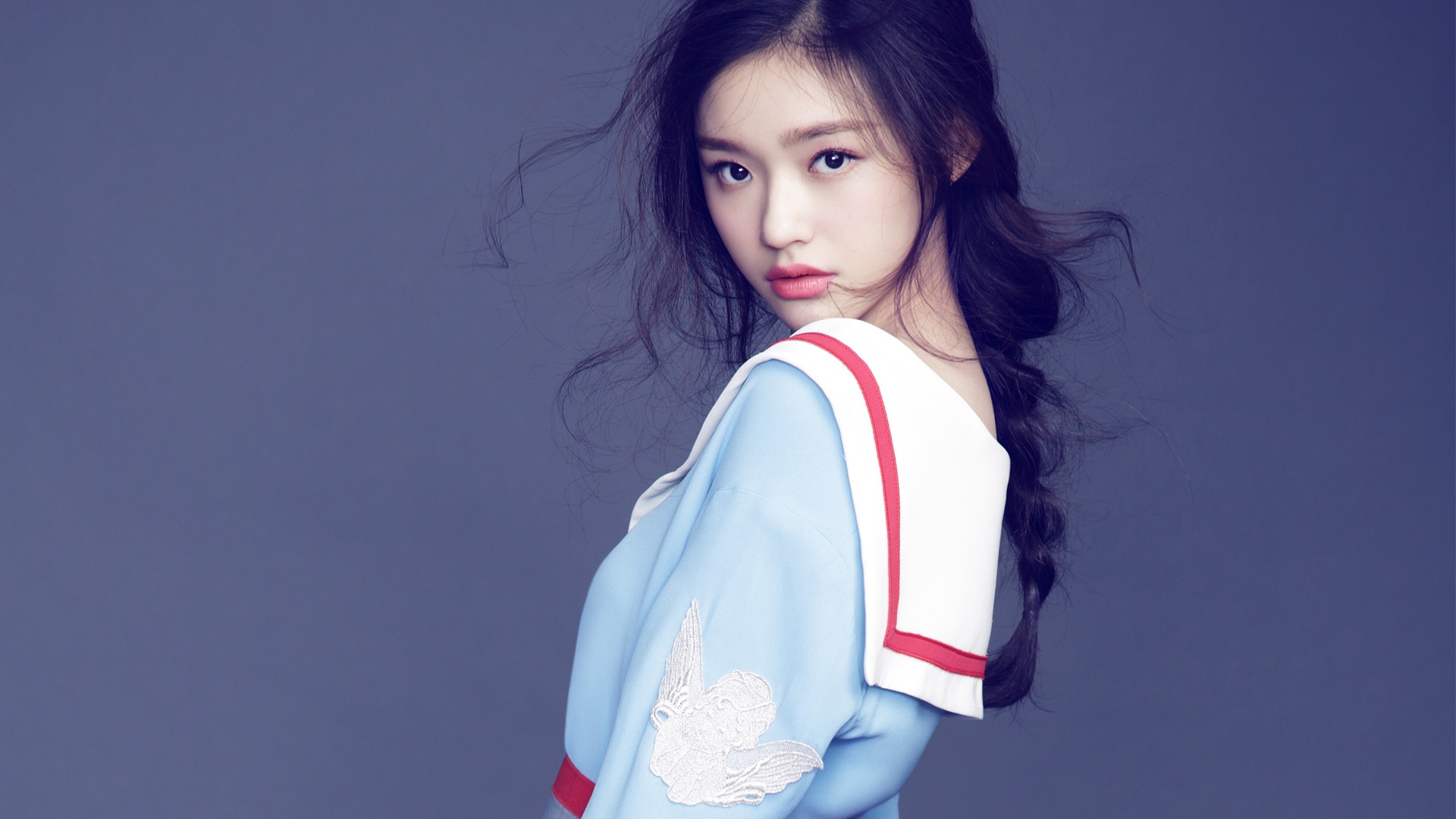 林允长发美女壁纸，免费高清电脑壁纸精选下载