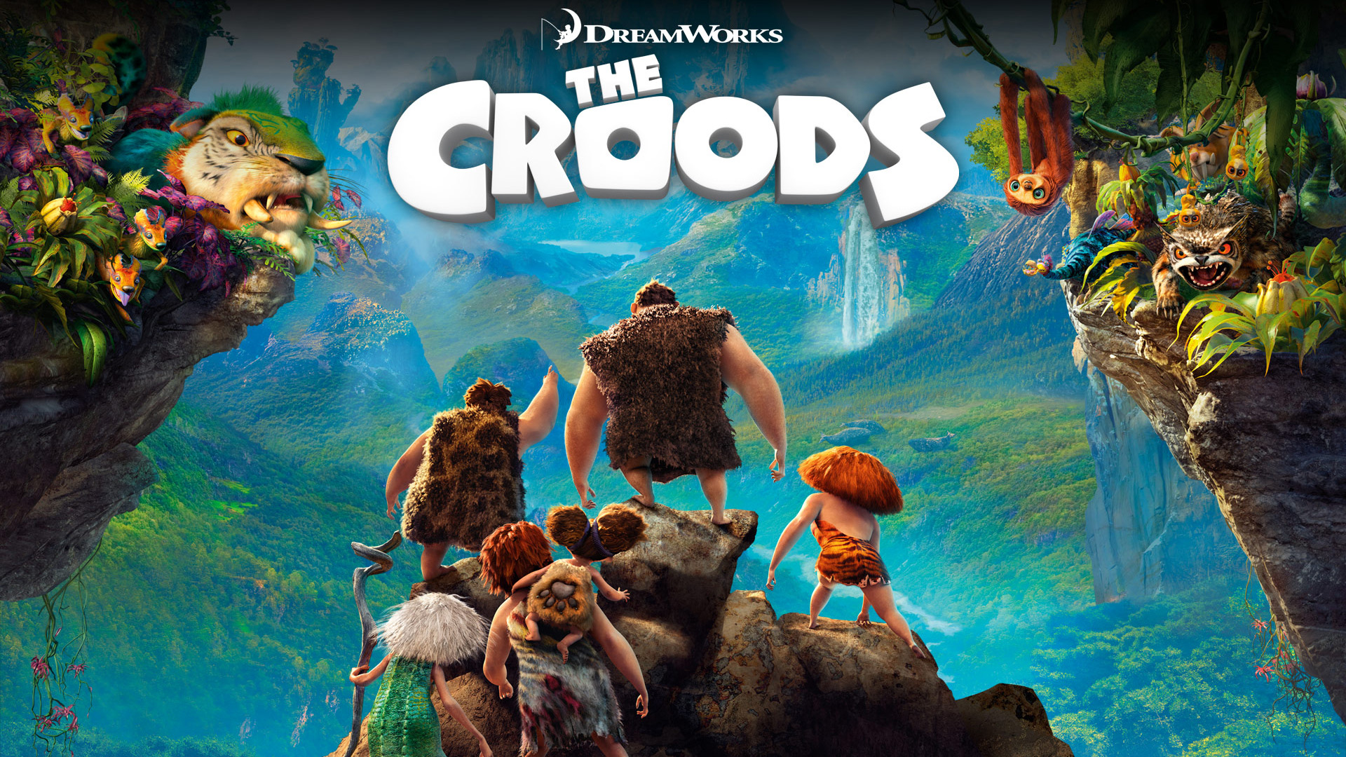 疯狂原始人，The Croods绝美高清桌面壁纸，免费影视电脑壁纸下载