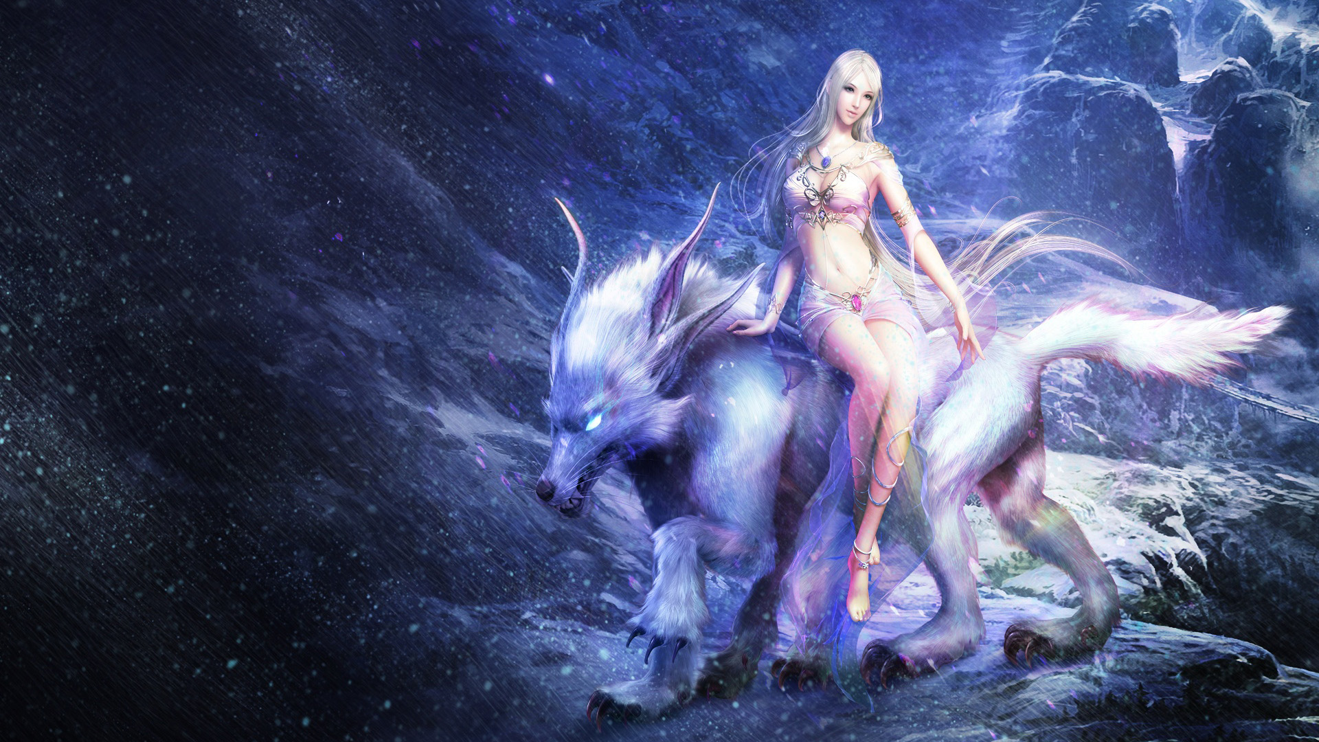 神魔大陆游戏美女电脑壁纸