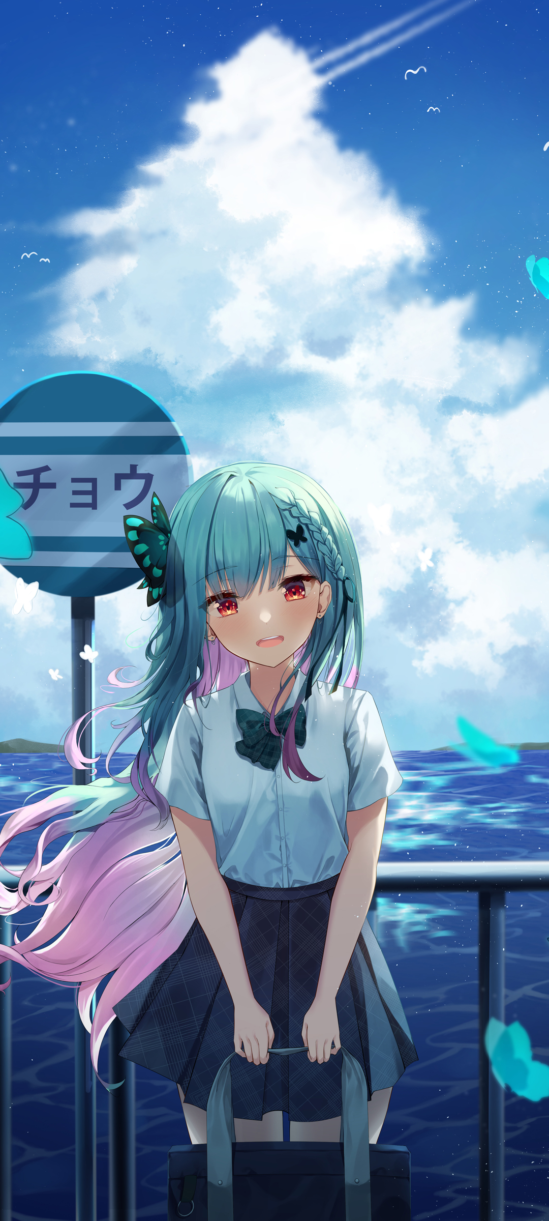 海边动漫女孩，精选免费手机壁纸，一键下载美化桌面