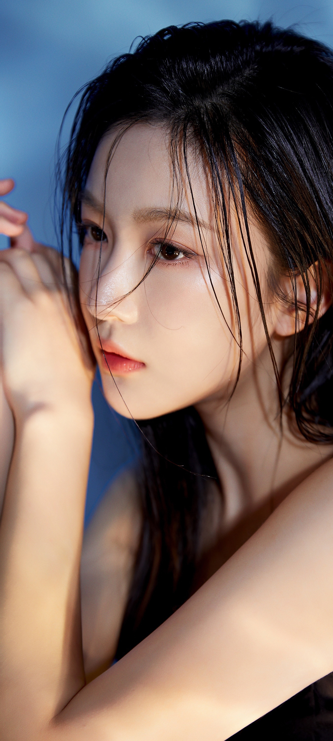 曹婉瑾侧颜惊艳，高清美女壁纸免费下载，手机美化必备之选