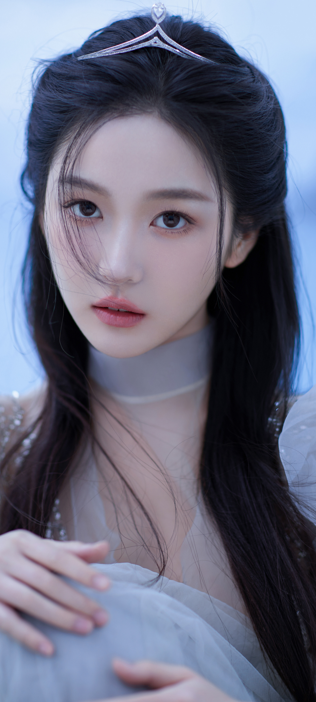 女神曹婉瑾，长发清纯超清手机壁纸，免费下载尽享美颜