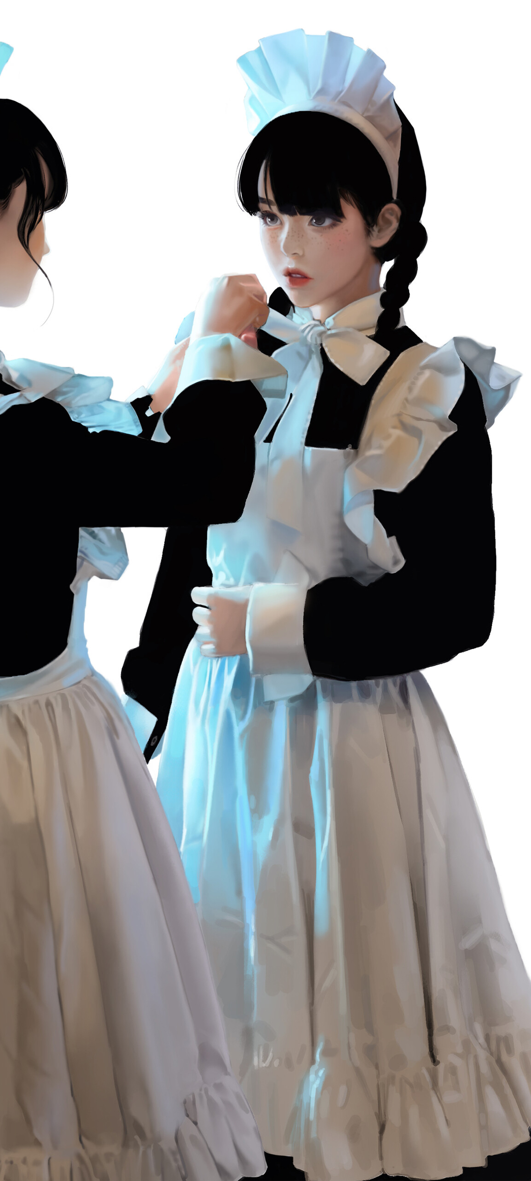 女仆动漫全屏壁纸，免费下载高清手机壁纸