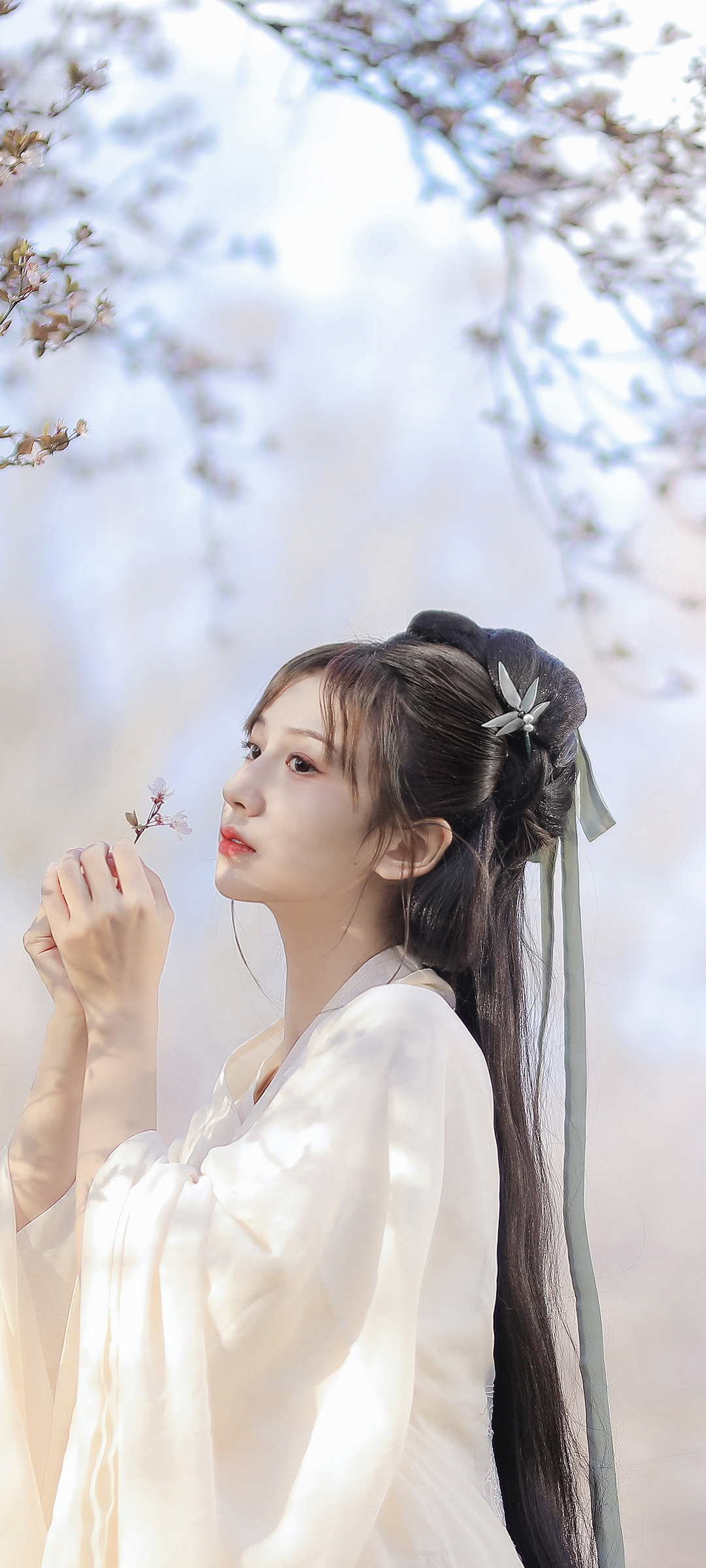 绝美白衣古风女神壁纸，高清免费下载，装点你的手机屏保