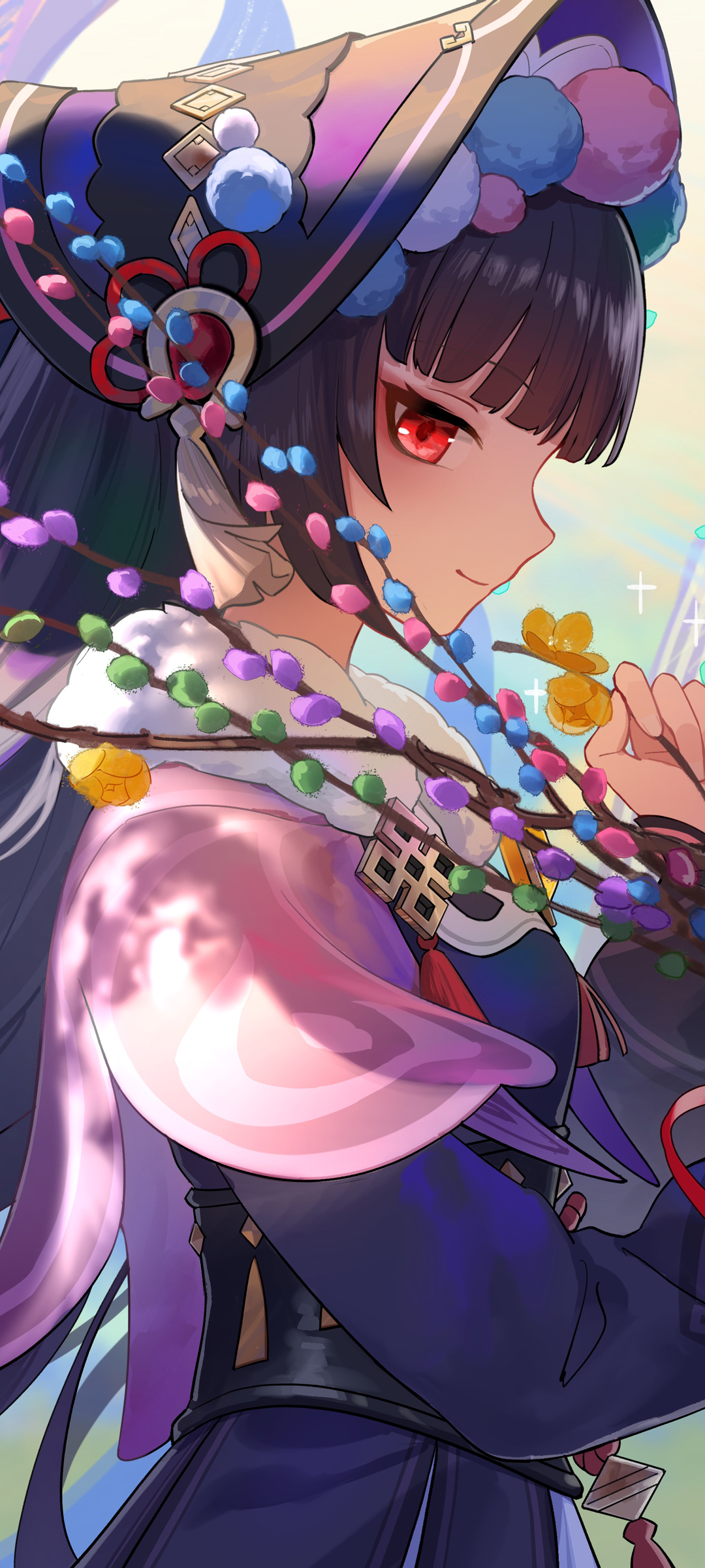 原神云堇绝美侧颜，高清手机壁纸免费下载，动漫风格尽显魅力