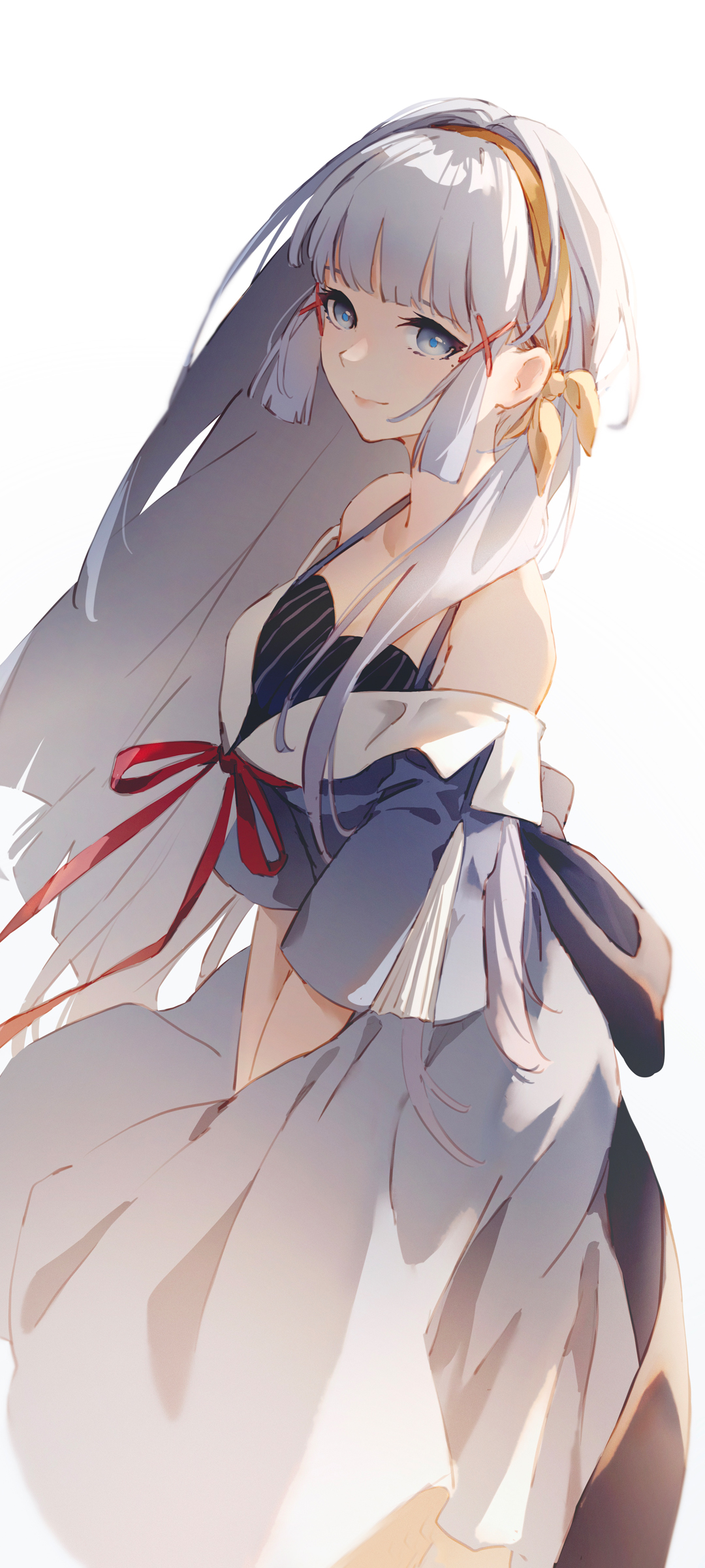 原神神里绫华同人少女，高清动漫手机壁纸，免费下载