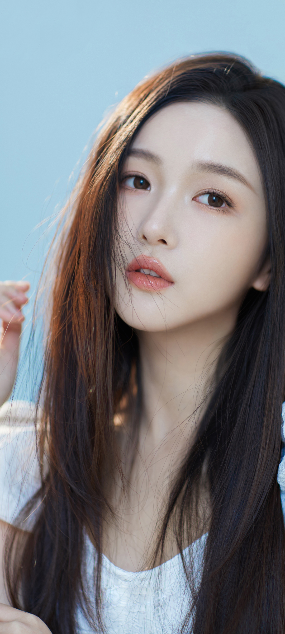 清纯长发美女曹婉瑾，绝美壁纸免费下载，装点你的手机屏幕