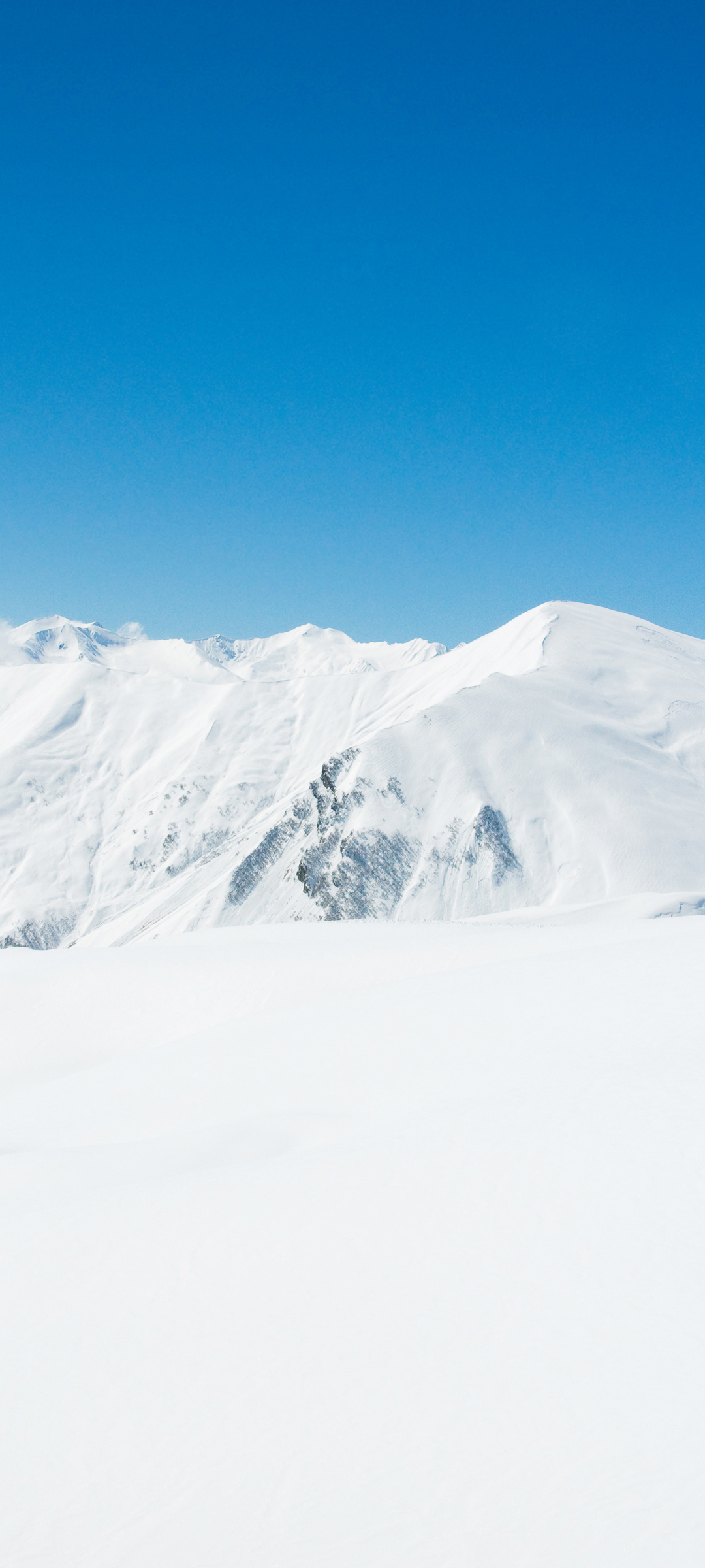 雪山雪景蓝天美景，绝美手机壁纸免费下载