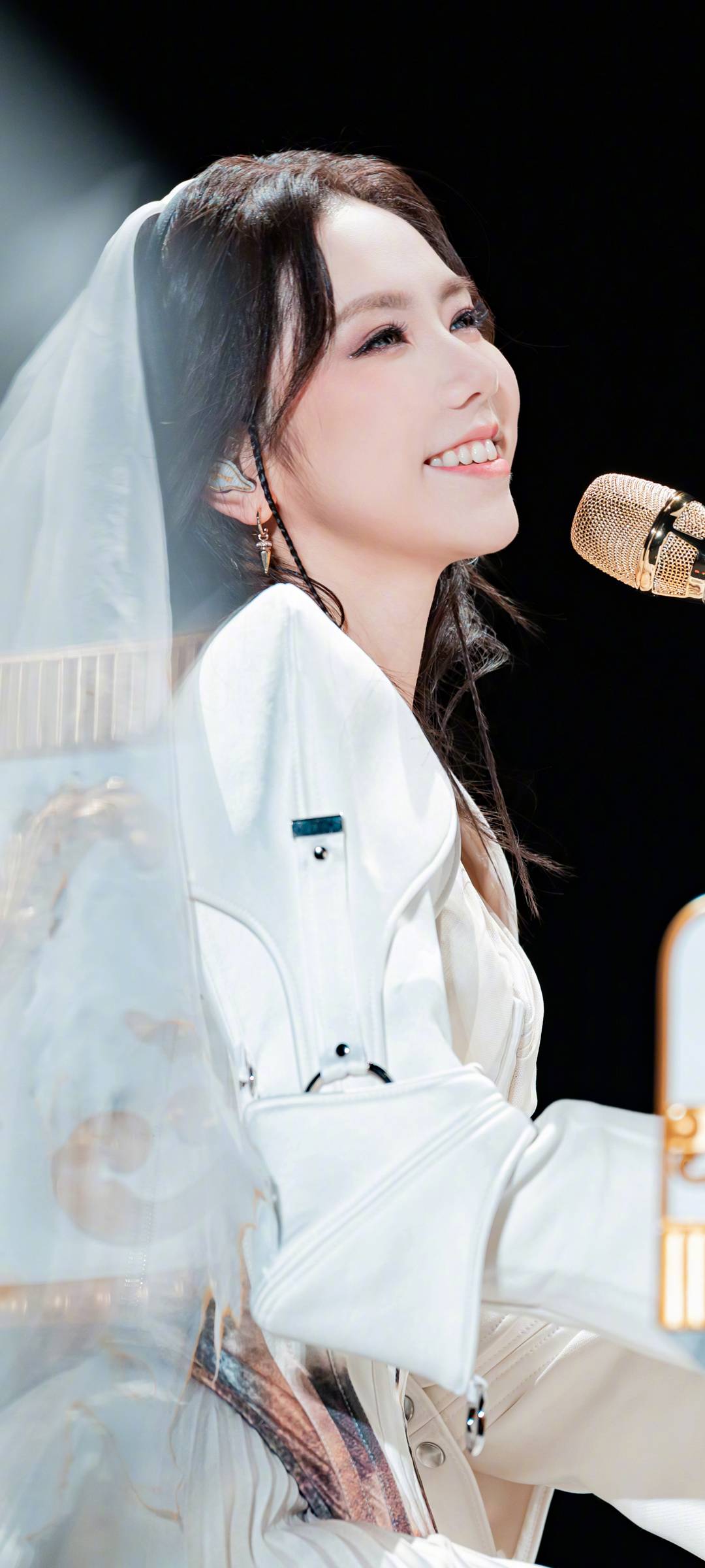 邓紫祺绝美高清手机壁纸，白纱仙女，免费下载
