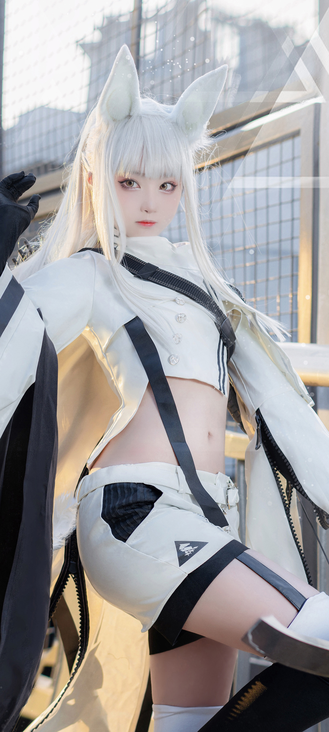 明日方舟Cosplay美女壁纸，全面屏手机专属，免费下载
