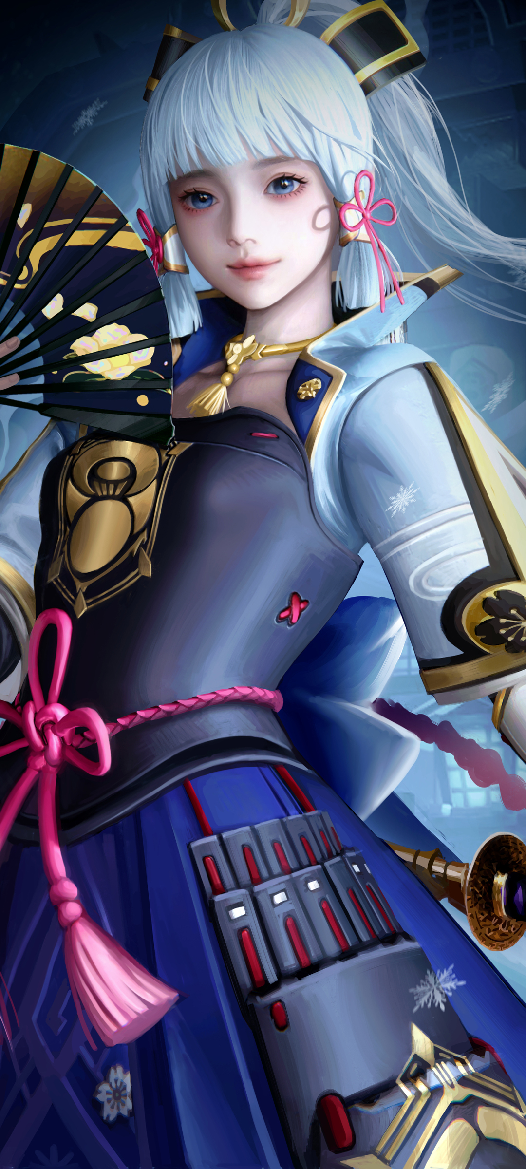 神里绫华绝美壁纸，原神动漫风格，手机壁纸免费下载