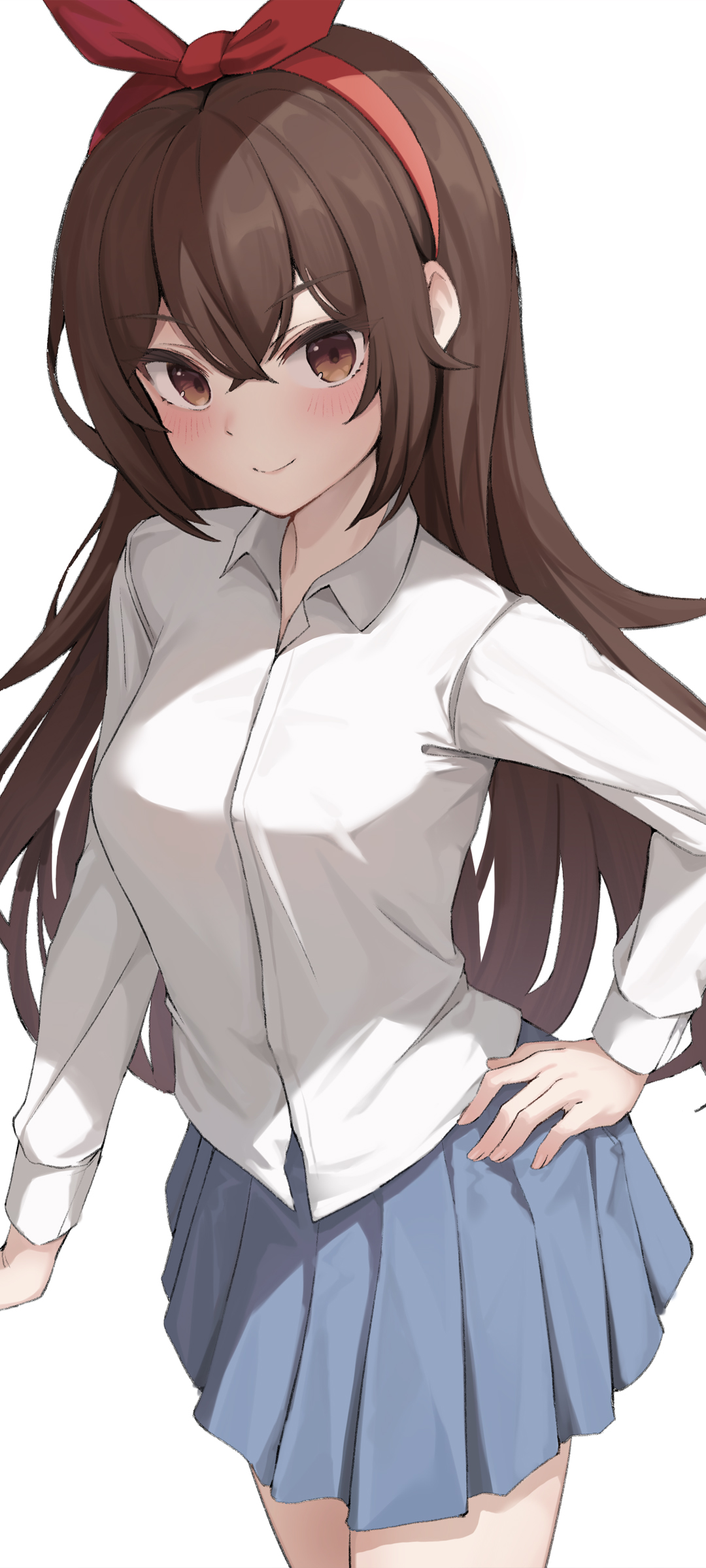 原神动漫手机壁纸，甜美少女百褶裙，免费高清下载！