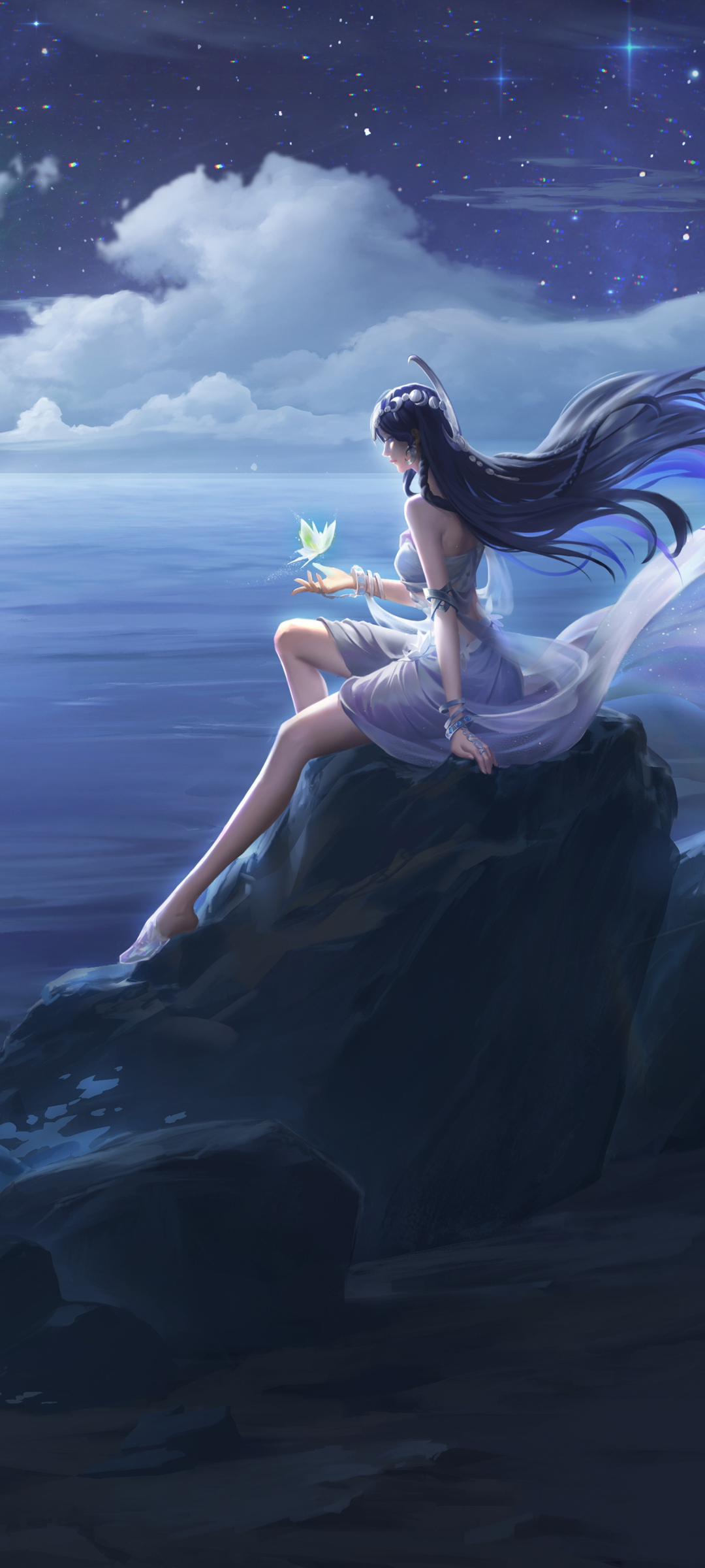 王者荣耀，幻海映月绝美海报，超高清手机壁纸免费下载