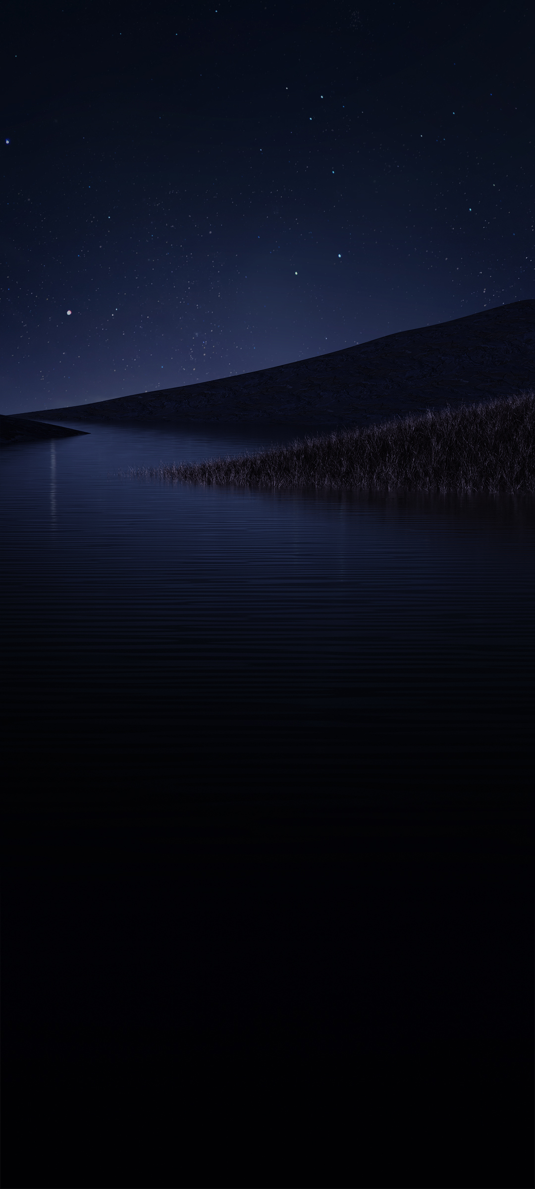 夜幕星河映湖景，绝美风光壁纸免费下载