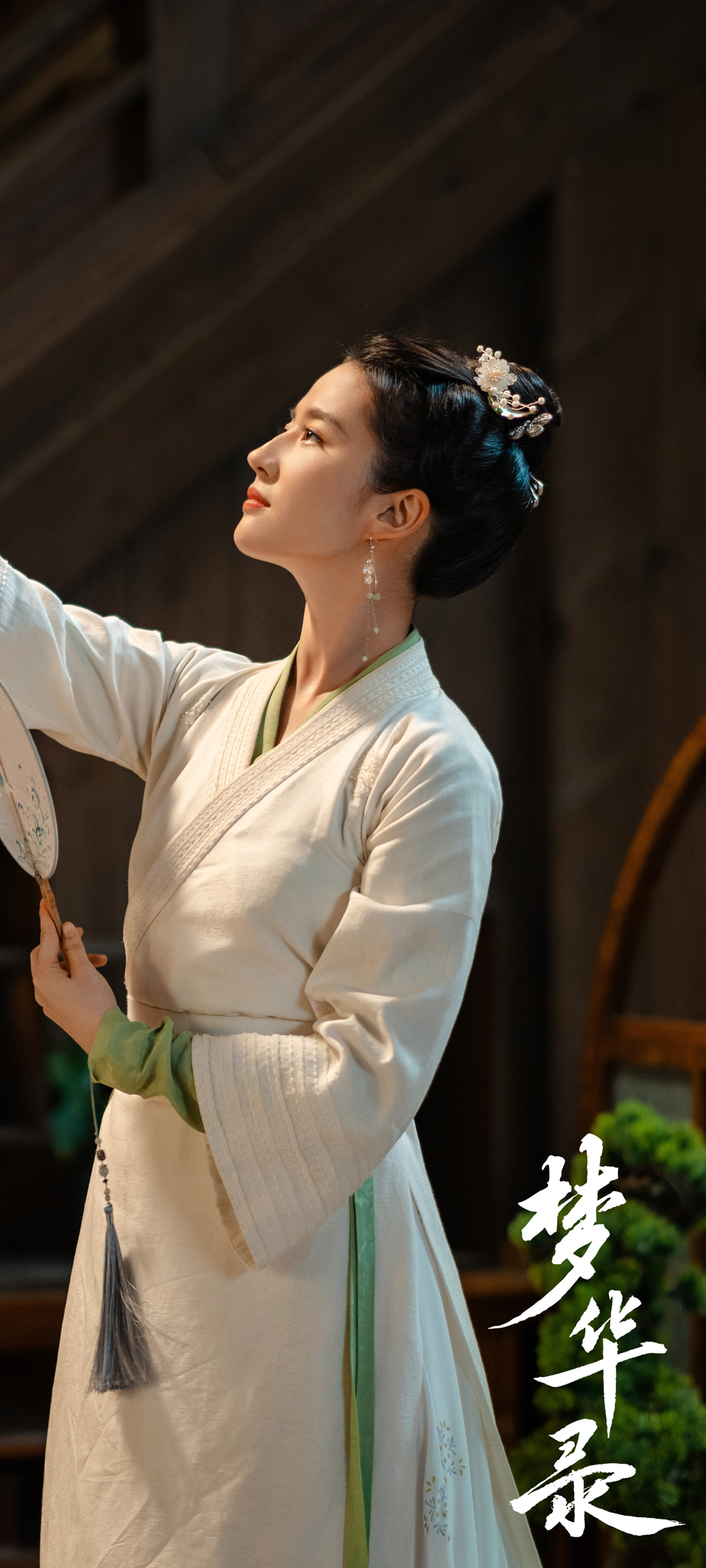 梦华录刘亦菲绝美侧颜，高清古装手机壁纸，美女风采尽展，免费下载！
