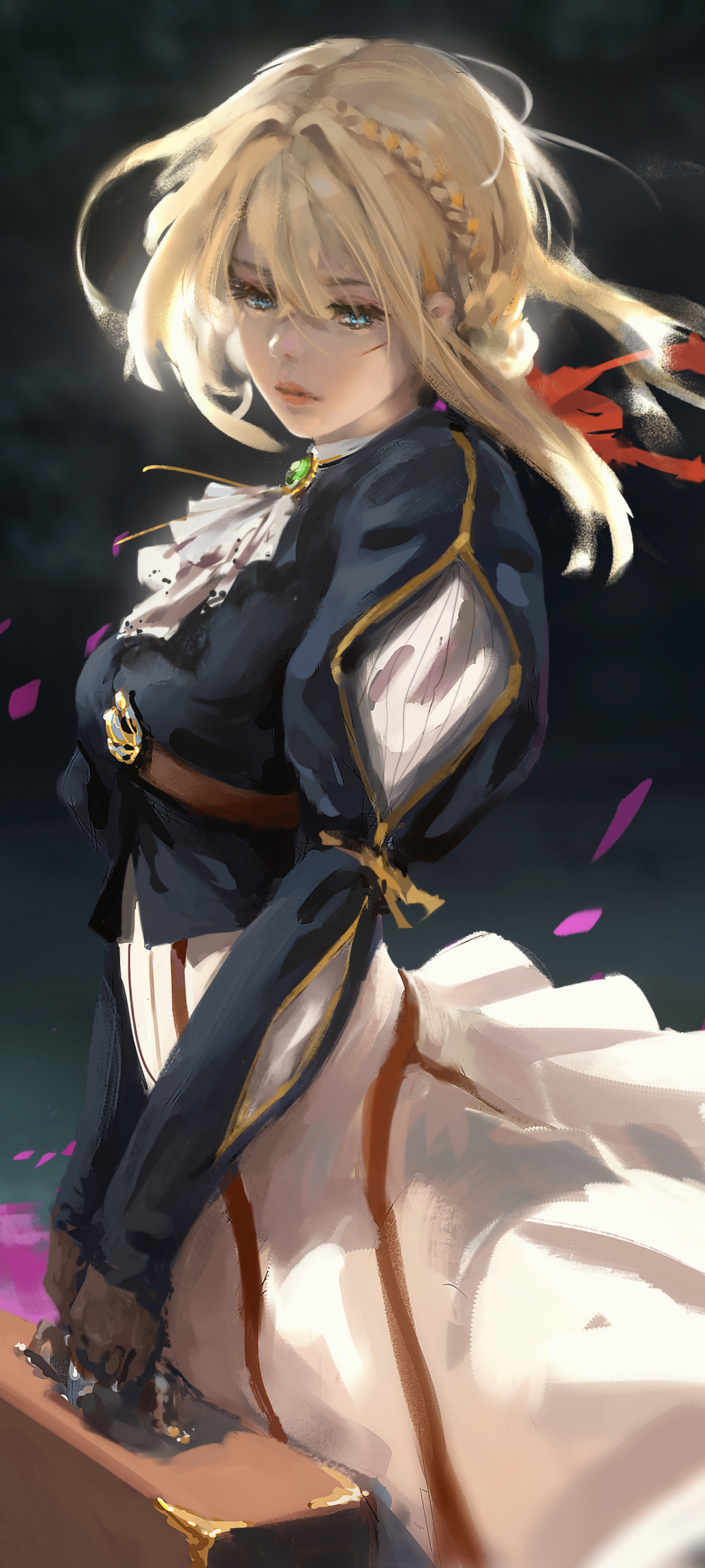 薇尔莉特厚涂动漫美女，免费手机壁纸精选，一键下载！