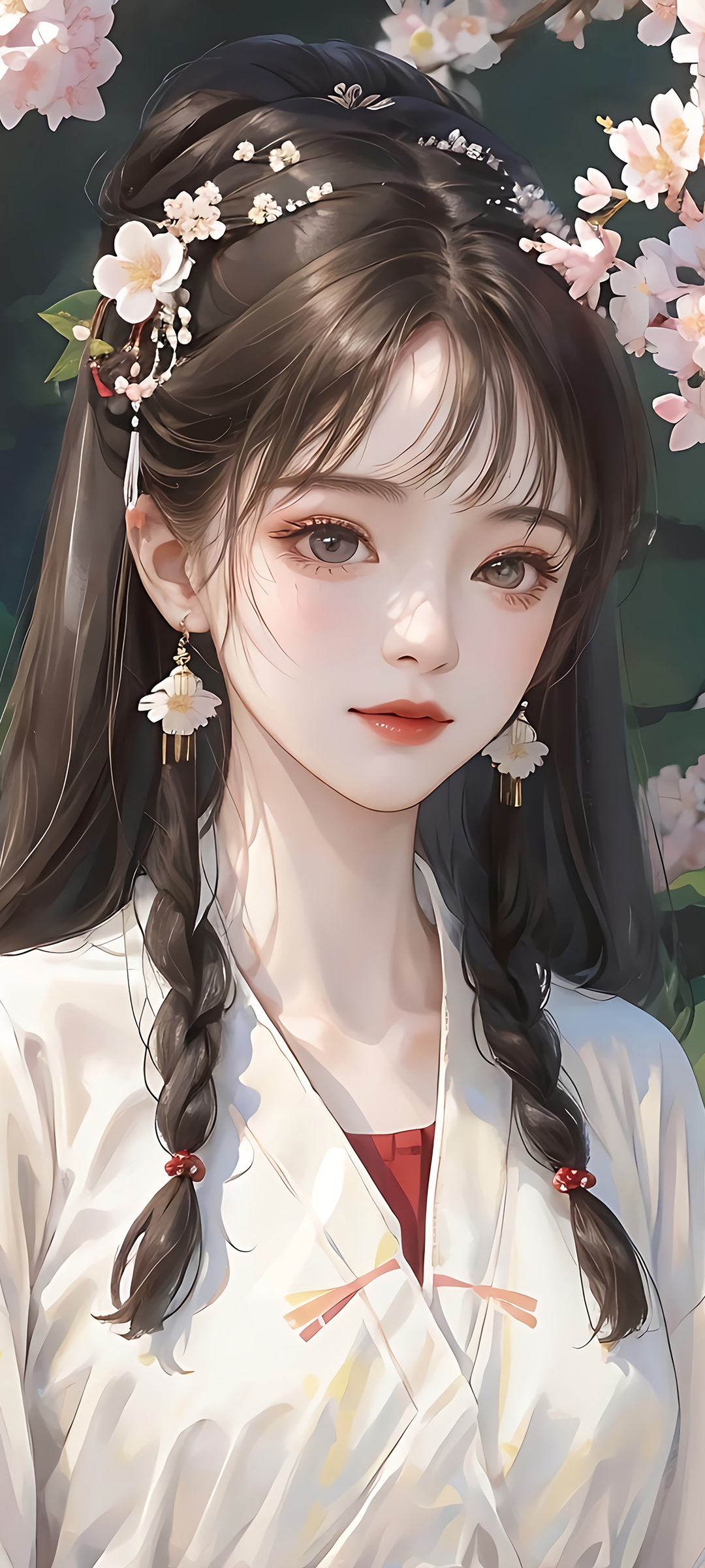 古装美女AI动漫手机壁纸，免费下载可爱精美图片