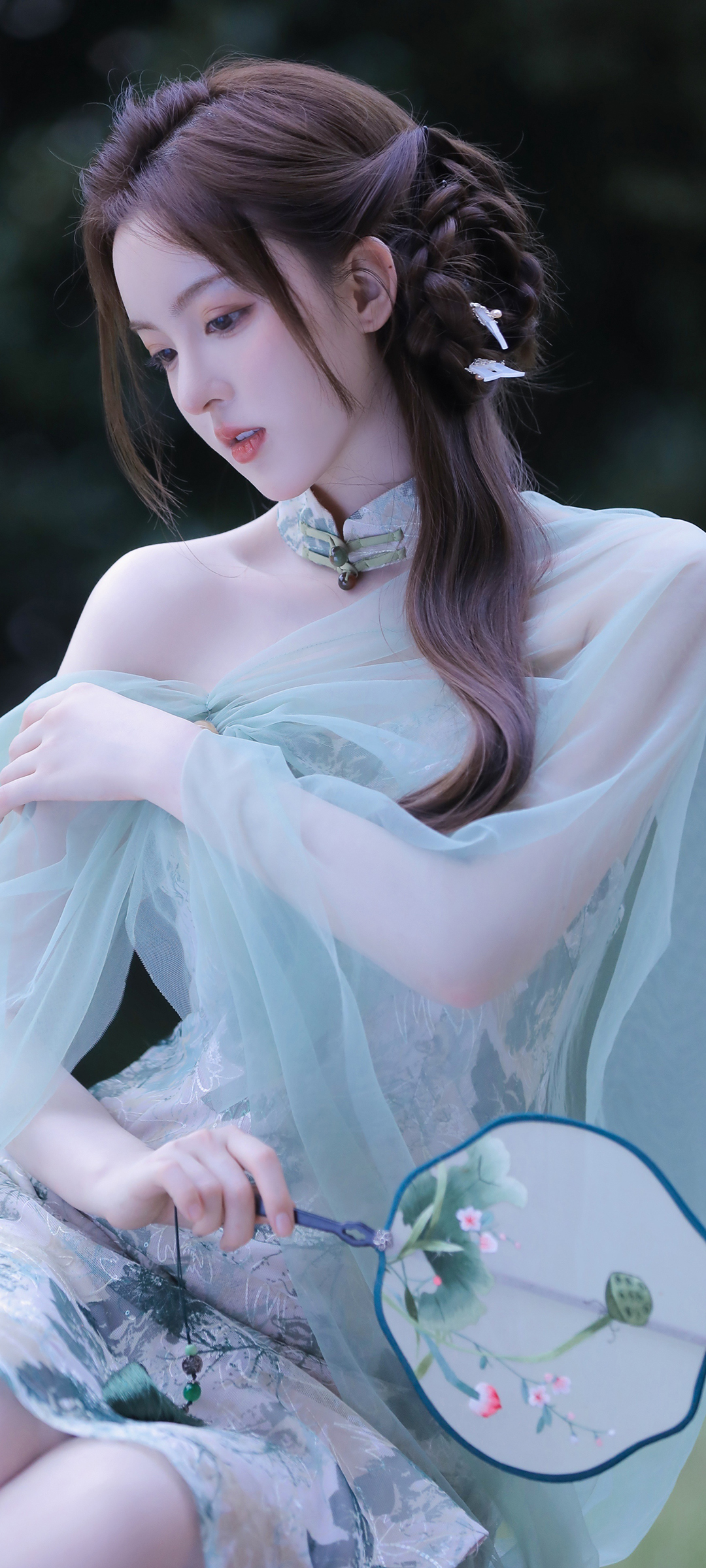 古风清纯美女壁纸，免费下载可爱手机背景图片