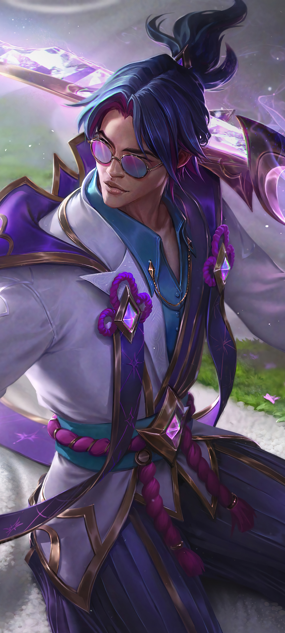 LOL英雄联盟，无极剑圣易大师灵魂莲华至臻版手机壁纸，免费下载高清美图！