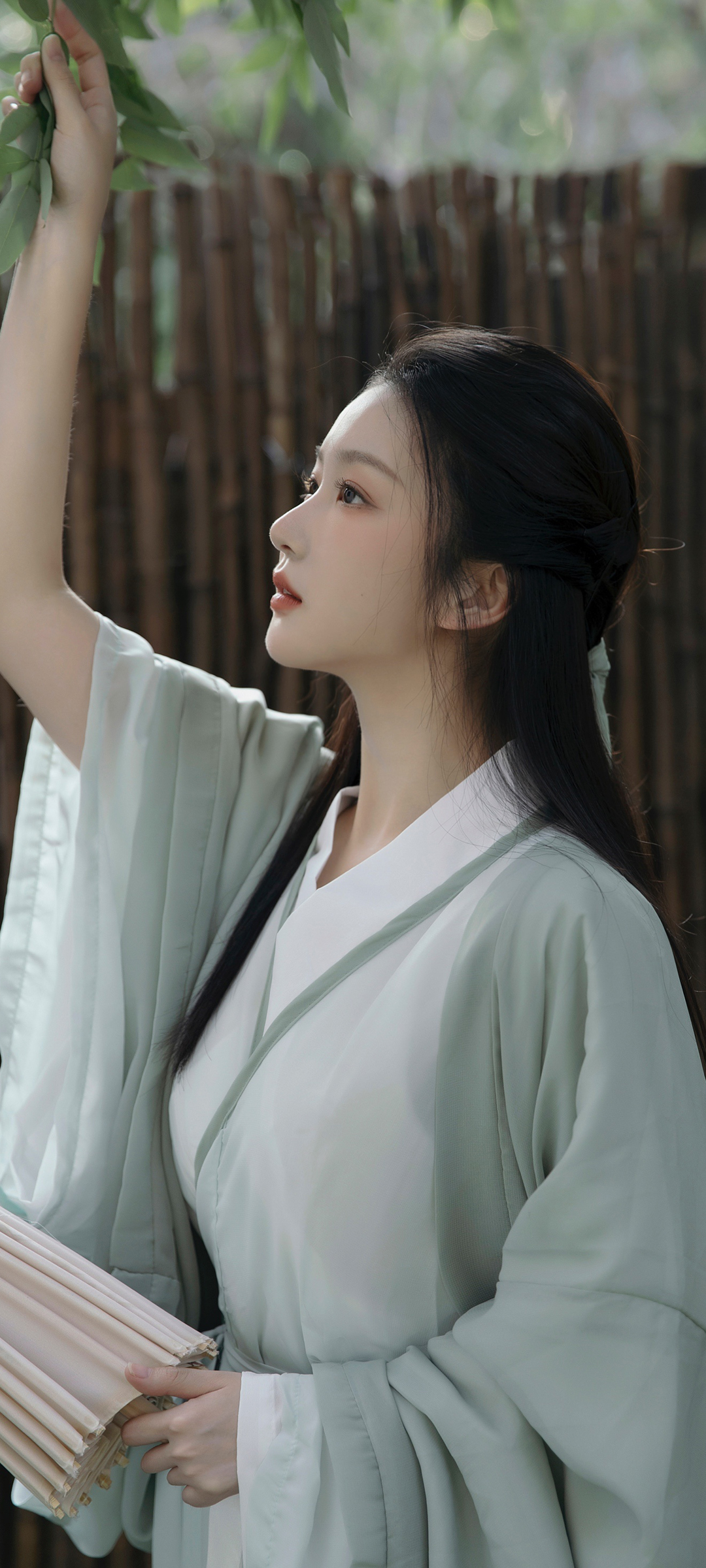 唯美汉服佳人曹婉瑾，高清手机壁纸免费下载