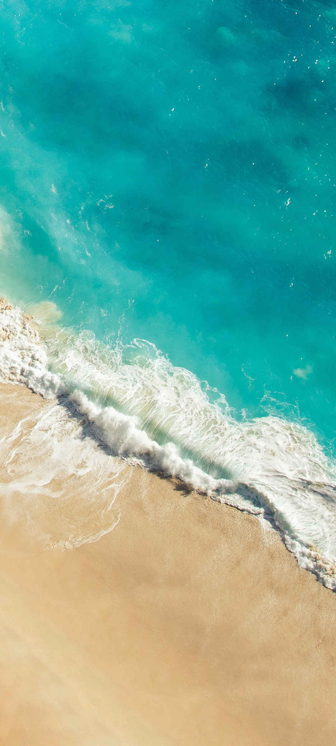 海浪轻拂，海滩美景，精选免费手机壁纸下载