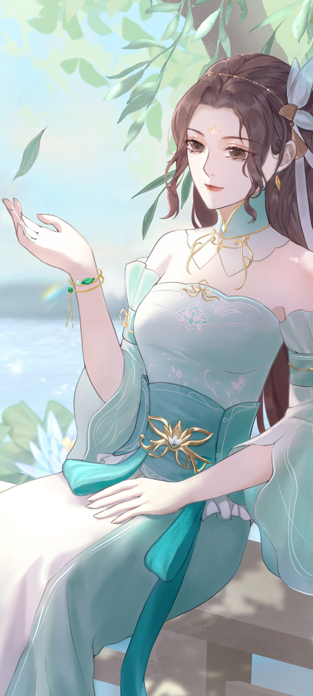 萧薰儿绝美壁纸，斗破苍穹高清全屏动漫版，手机壁纸免费下载