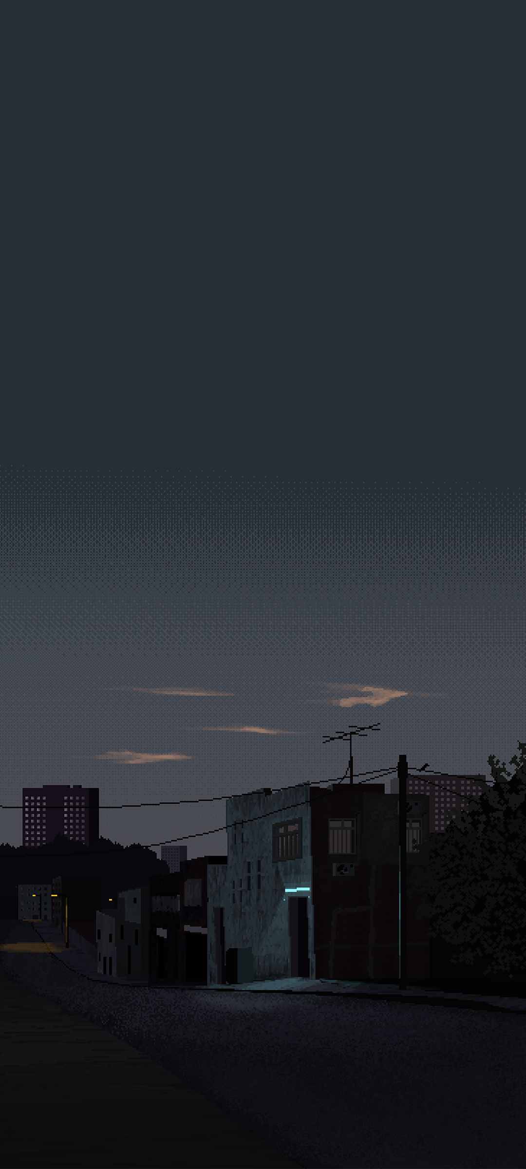像素风夜景手机壁纸，绝美风光免费下载