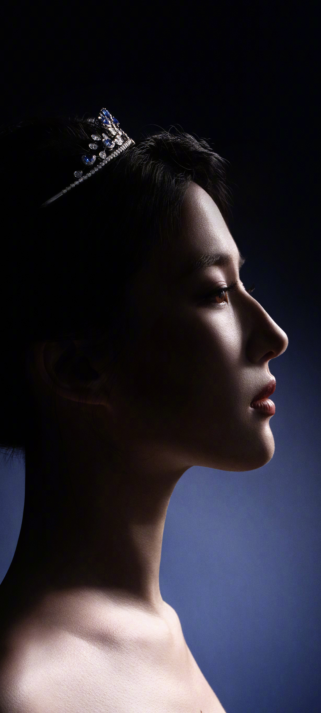 刘亦菲绝美侧颜，高清全屏手机壁纸，美女专属，免费下载！