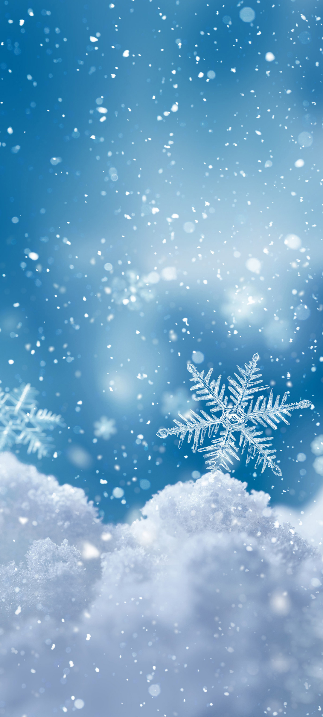 冬日雪景手机壁纸，高清风景图片，免费下载畅享
