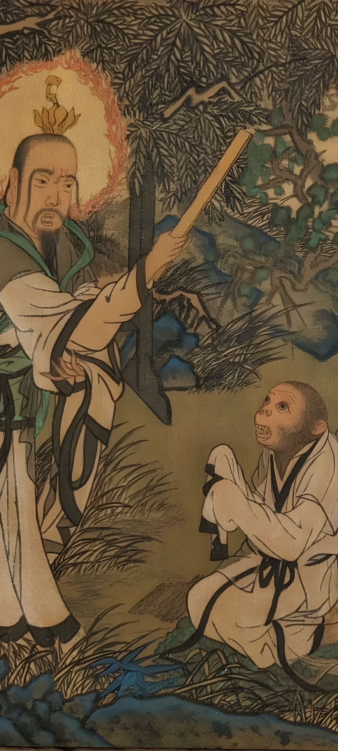 免费下载《黑神话悟空》拜师主题手机壁纸，精选游戏元素高清美化你的手机背景