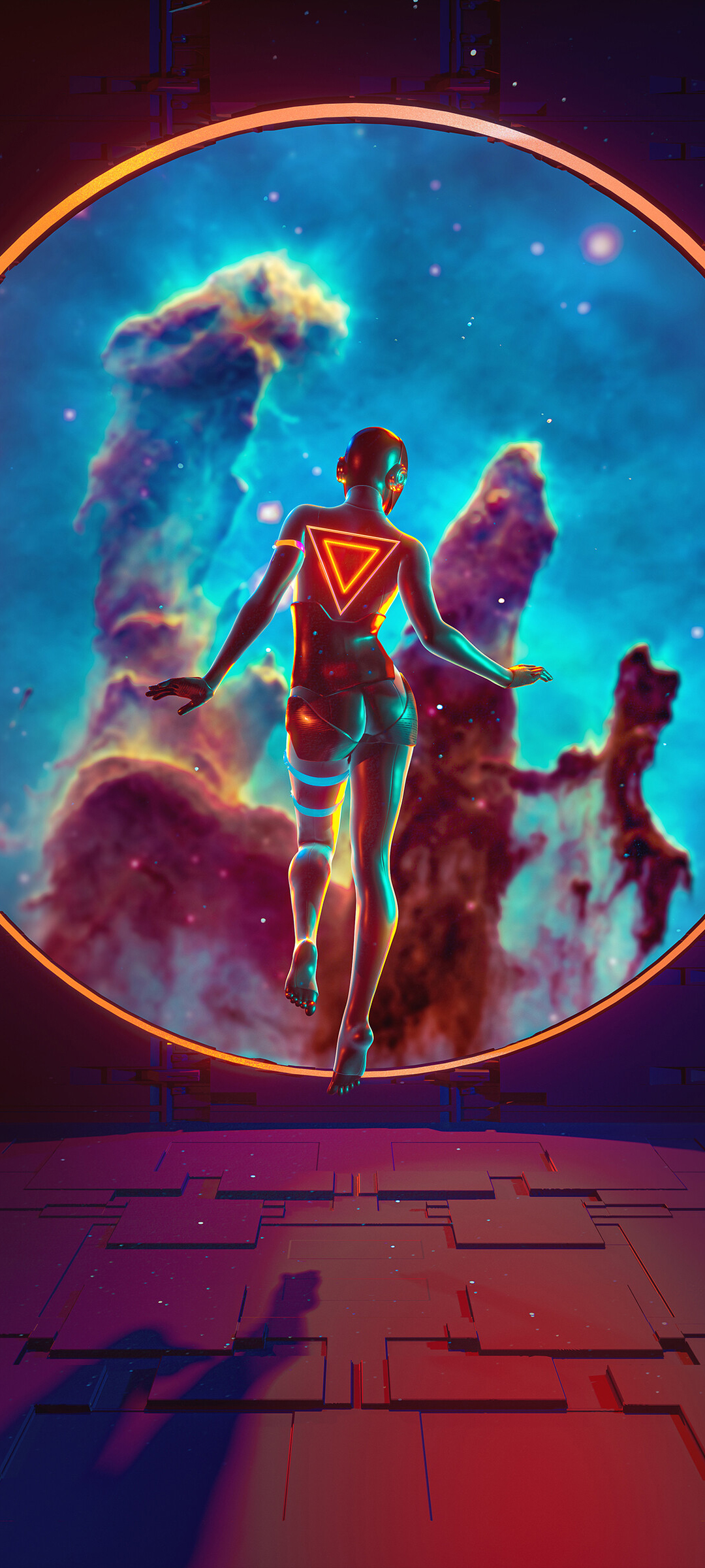 未来科幻机舱，遨游太空星座，全屏动漫壁纸，免费下载畅享！