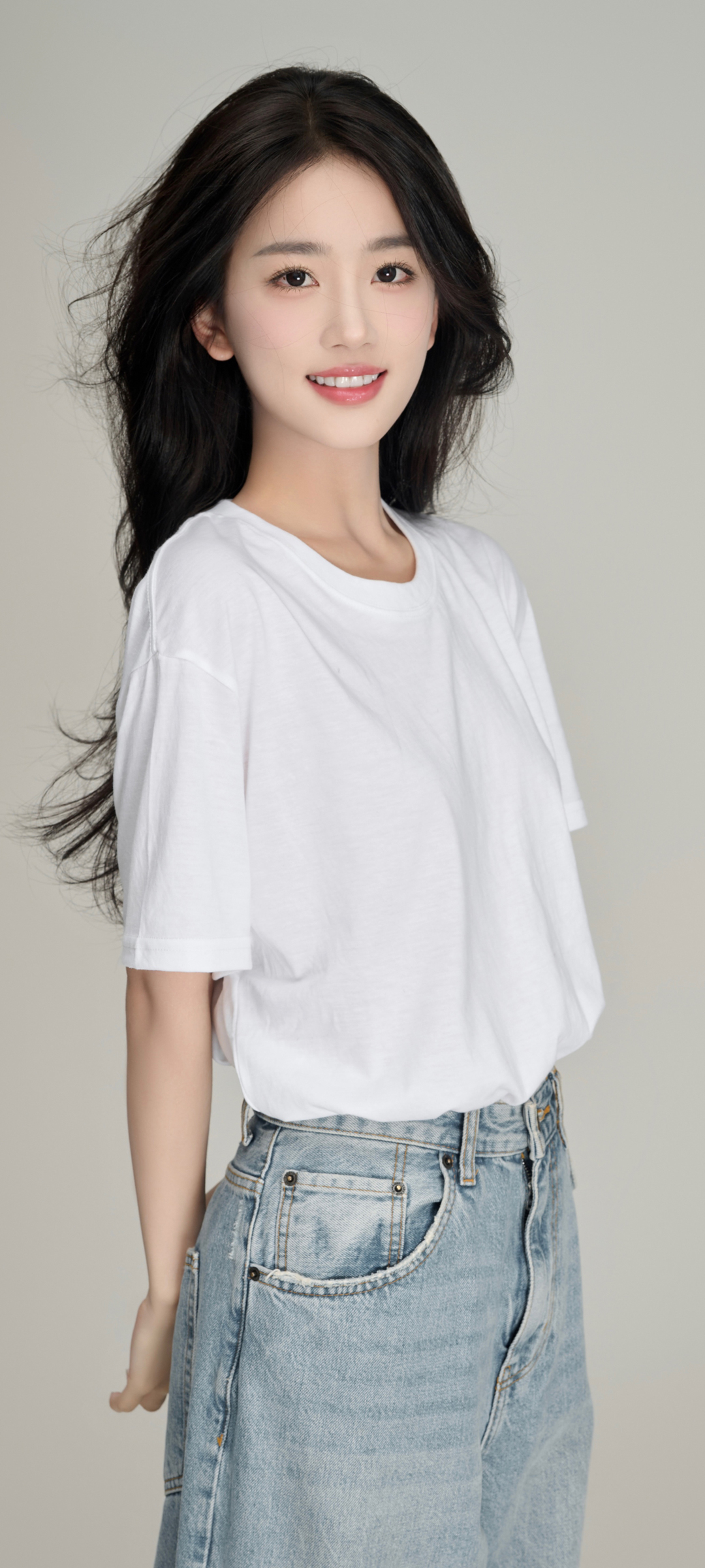潘敏美女甜美可爱风手机壁纸，免费高清下载！