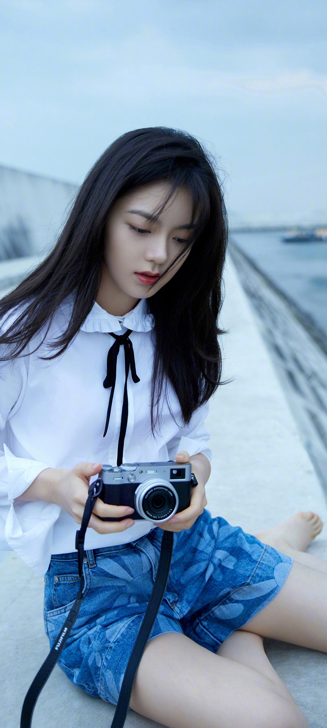 赵今麦绝美相机主题全屏手机壁纸，美女高清免费下载