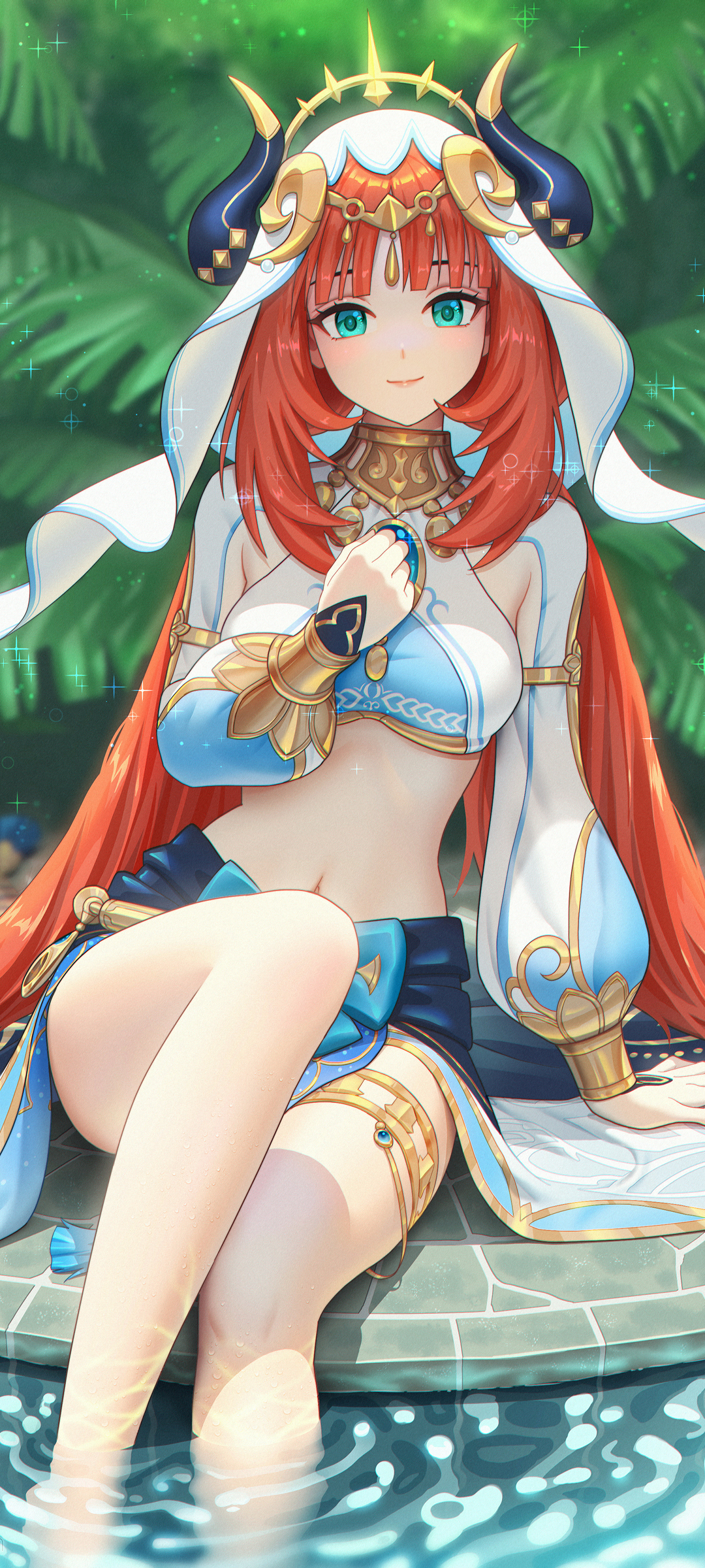 原神妮露，甜美萌趣，绝美长腿，精选高清动漫手机壁纸免费下载