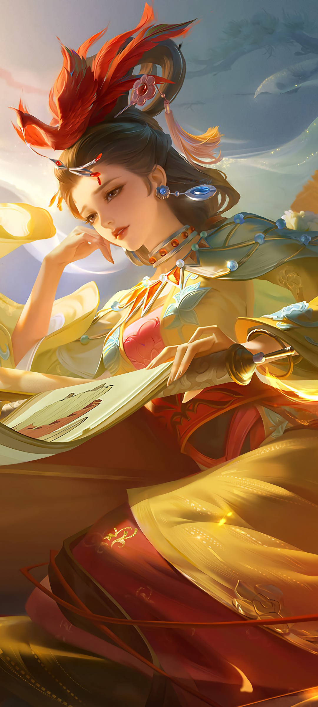 王者荣耀甄姬，女儿国国王绝美手机壁纸，免费下载！