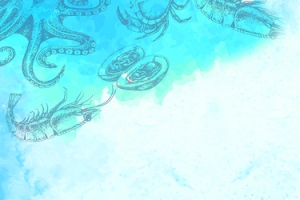 清新海鲜美食生鲜促销banner