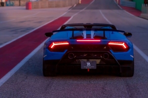 兰博基尼aventador 兰博基尼 汽车 跑车 蓝色 比赛 4k壁纸 3840x2160